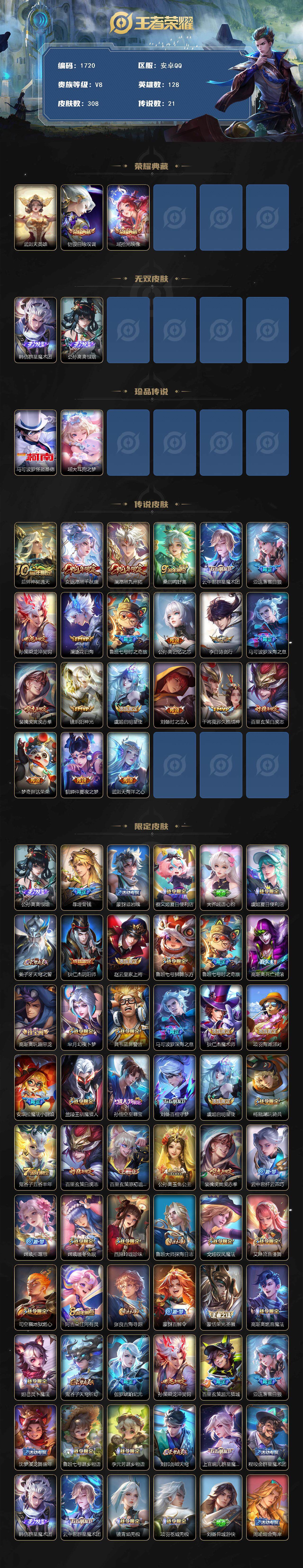 WZCMW3449819王者荣耀账号详情图2