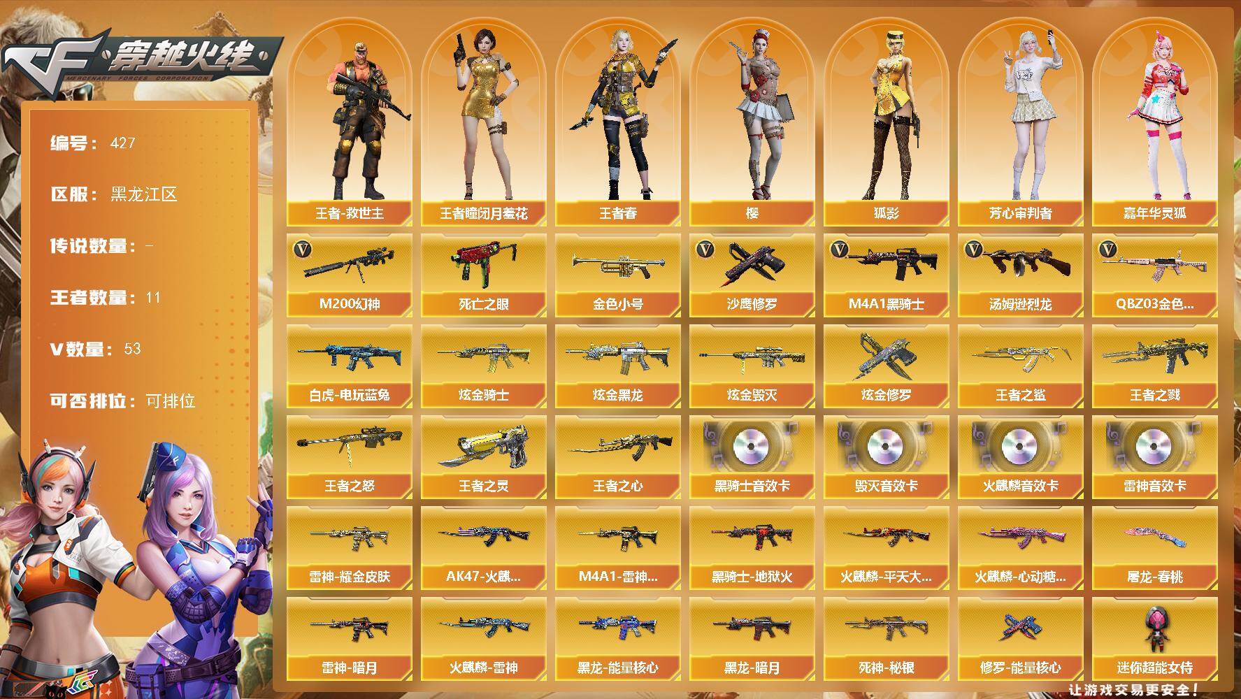 CFCMW421570穿越火线账号详情图2