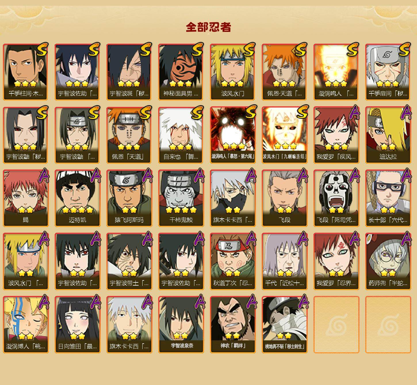 HYQM341769火影忍者账号详情图4