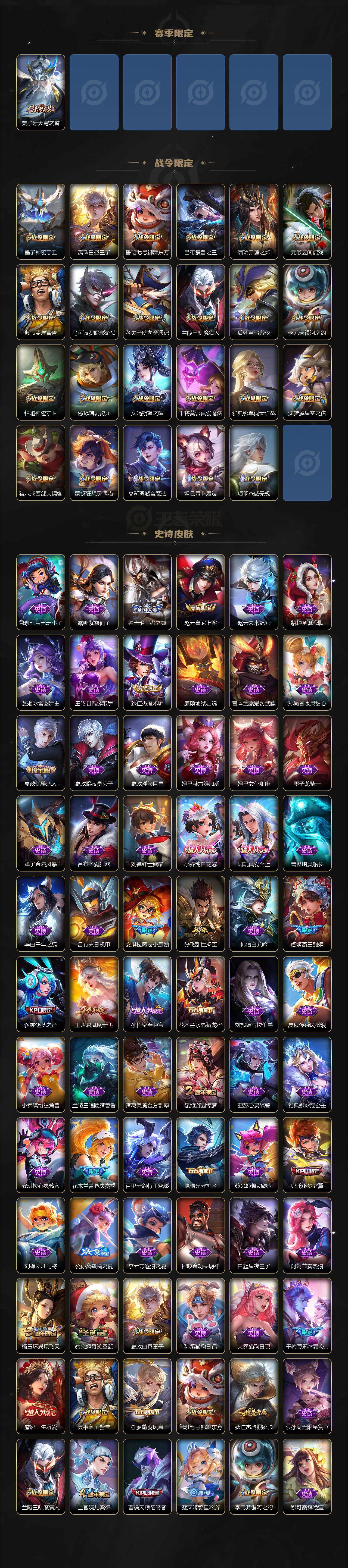 WZLE3465917王者荣耀账号详情图4 WZLE3465917王者荣耀账号详情图4