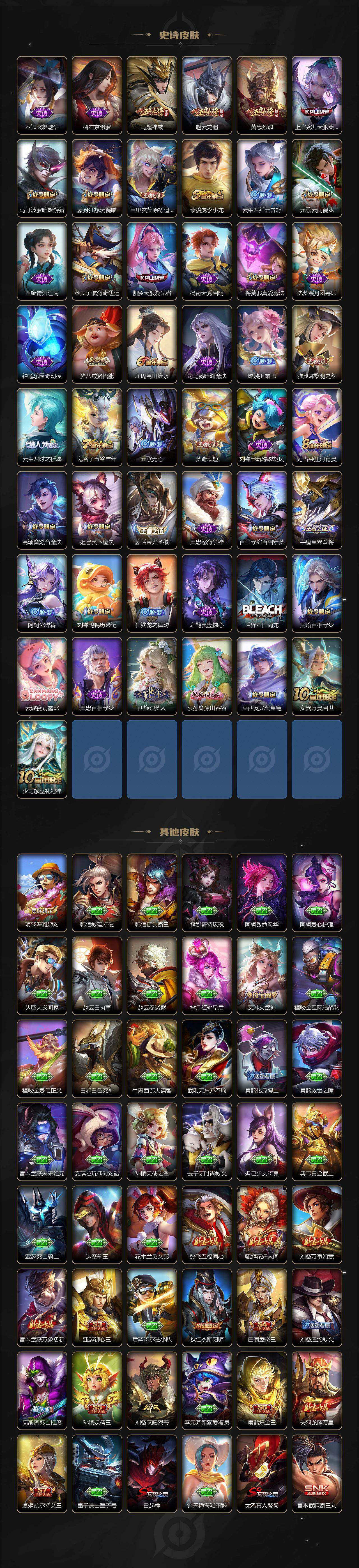 WZLE3465917王者荣耀账号详情图5 WZLE3465917王者荣耀账号详情图5