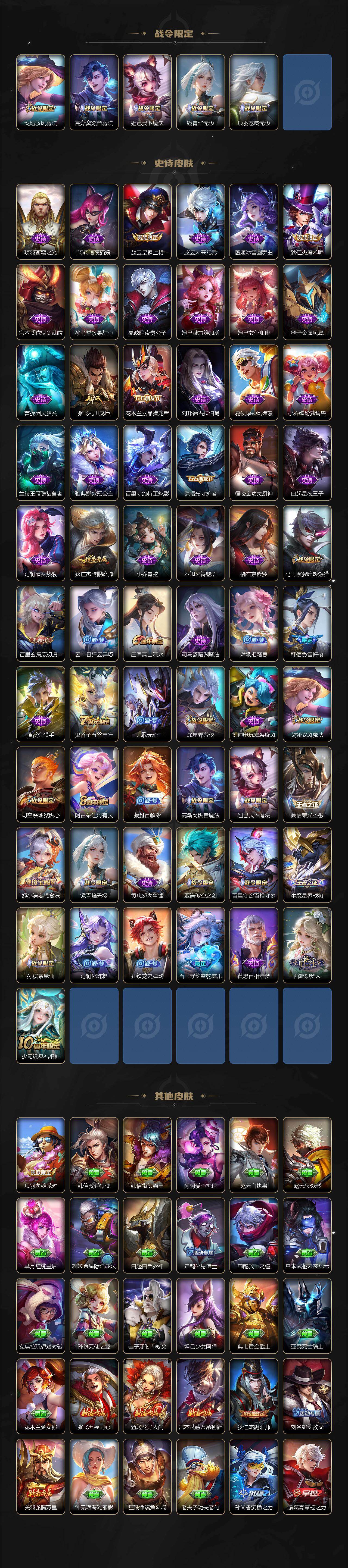 WZ03410300王者荣耀账号详情图3 WZ03410300王者荣耀账号详情图3