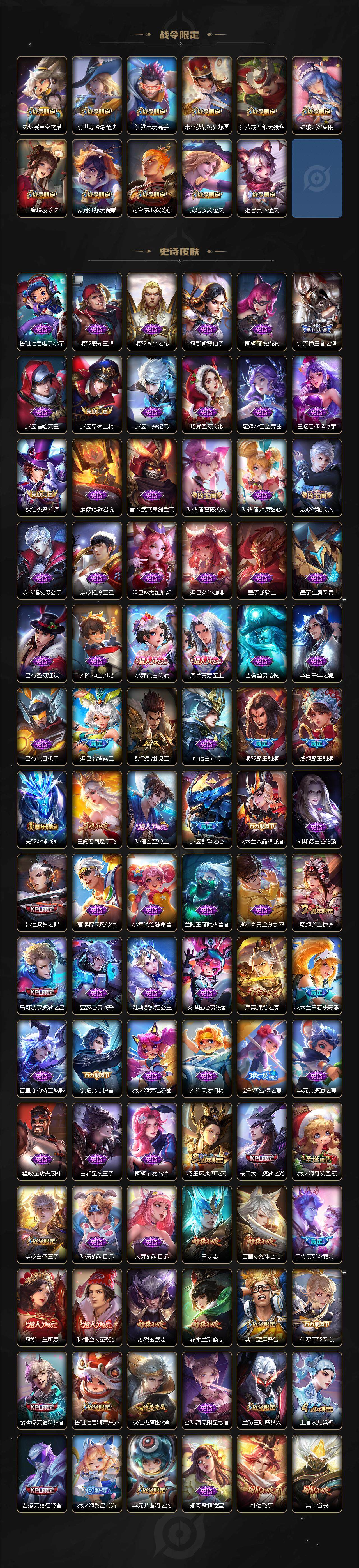 WZ03410299王者荣耀账号详情图6 WZ03410299王者荣耀账号详情图6