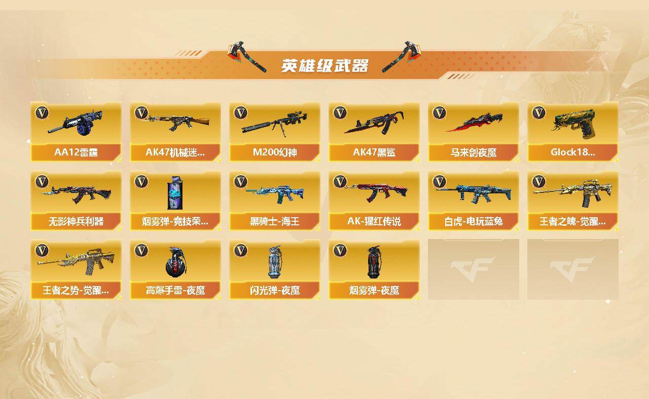 CFCMW421570穿越火线账号详情图4