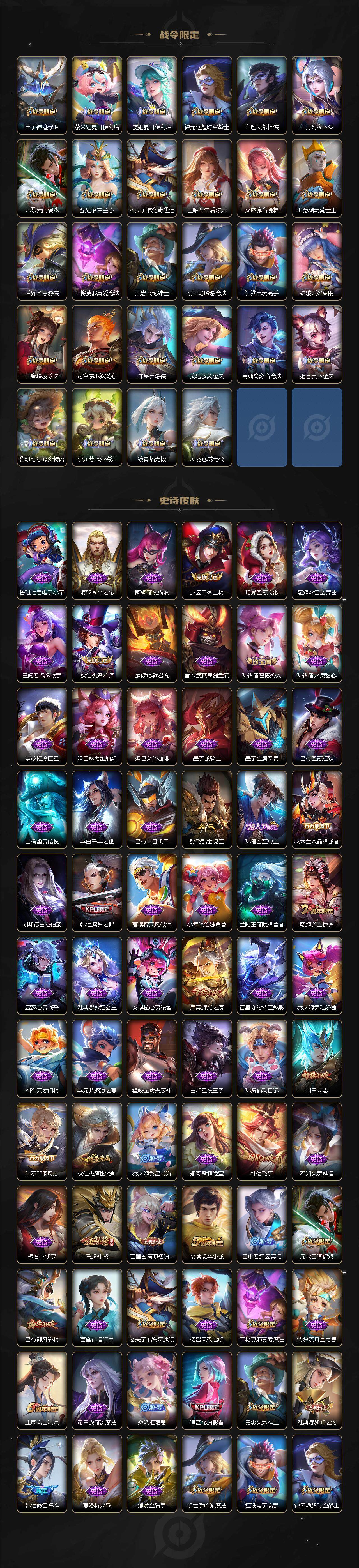 WZ03410335王者荣耀账号详情图4 WZ03410335王者荣耀账号详情图4