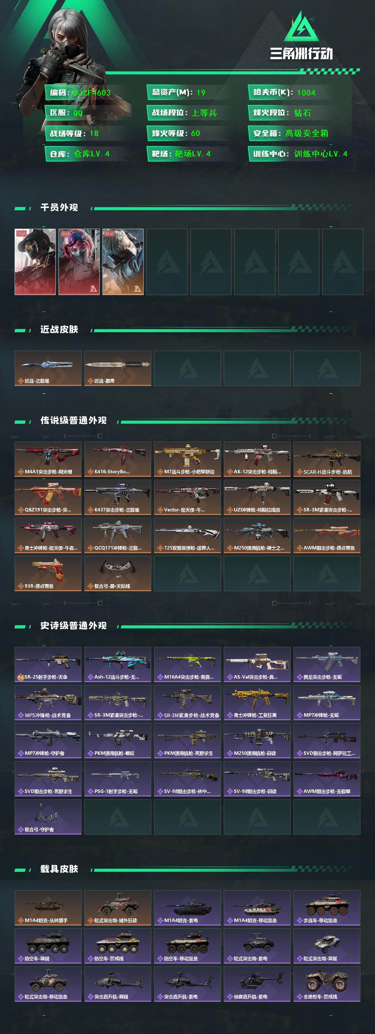 SJZEY395256三角洲行动账号详情图2