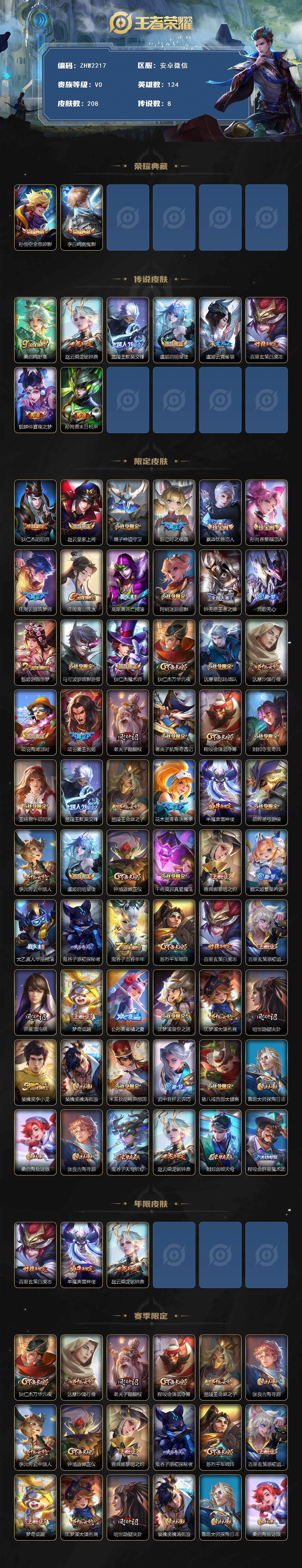 WZLE3454807王者荣耀账号详情图3