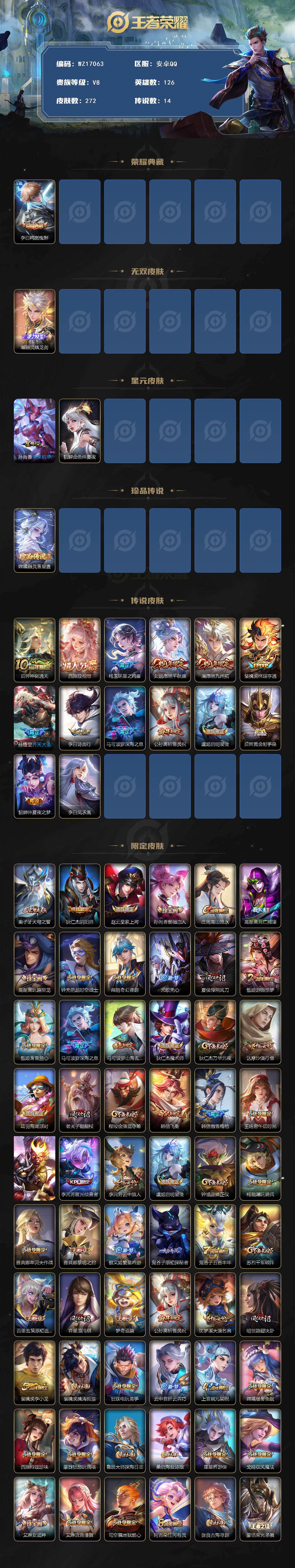 WZ03410365王者荣耀账号详情图2