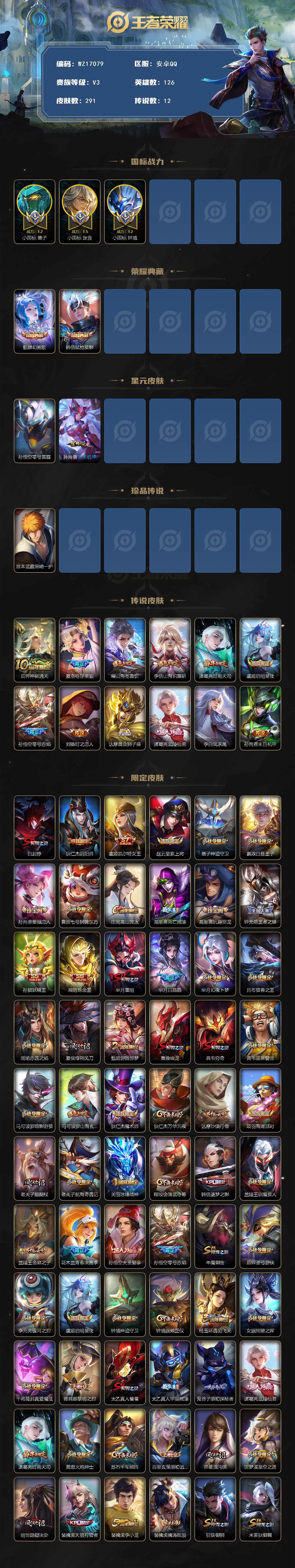 WZ03410373王者荣耀账号详情图2