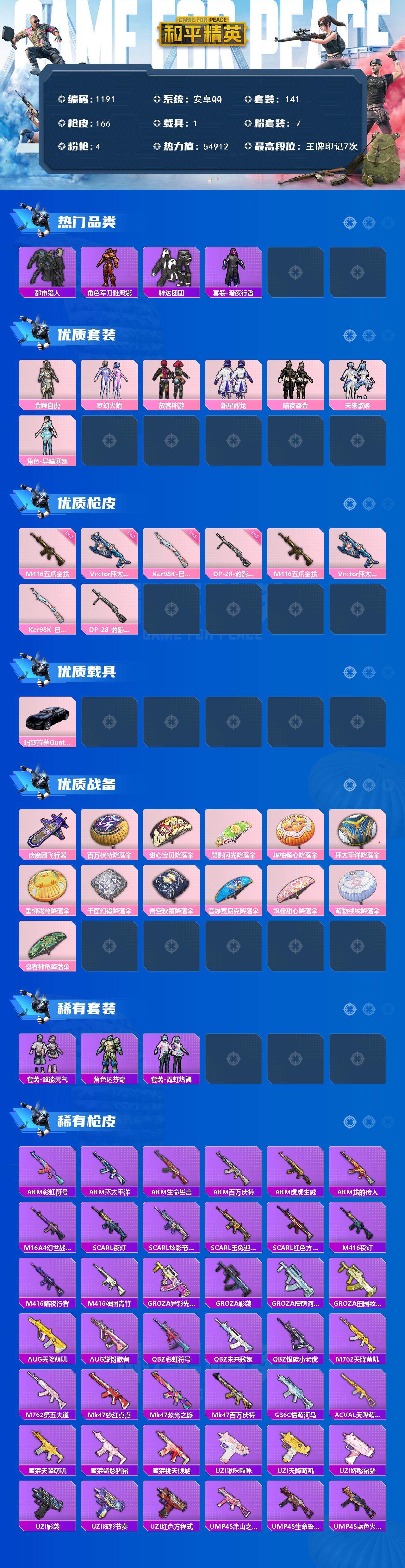 HPQM3442521和平精英账号详情图4