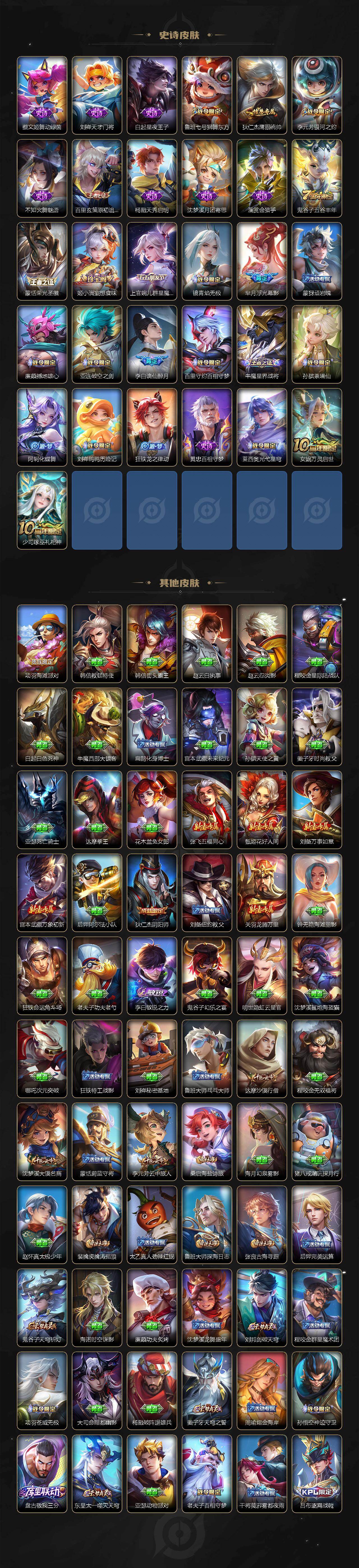 WZ03410395王者荣耀账号详情图3 WZ03410395王者荣耀账号详情图3