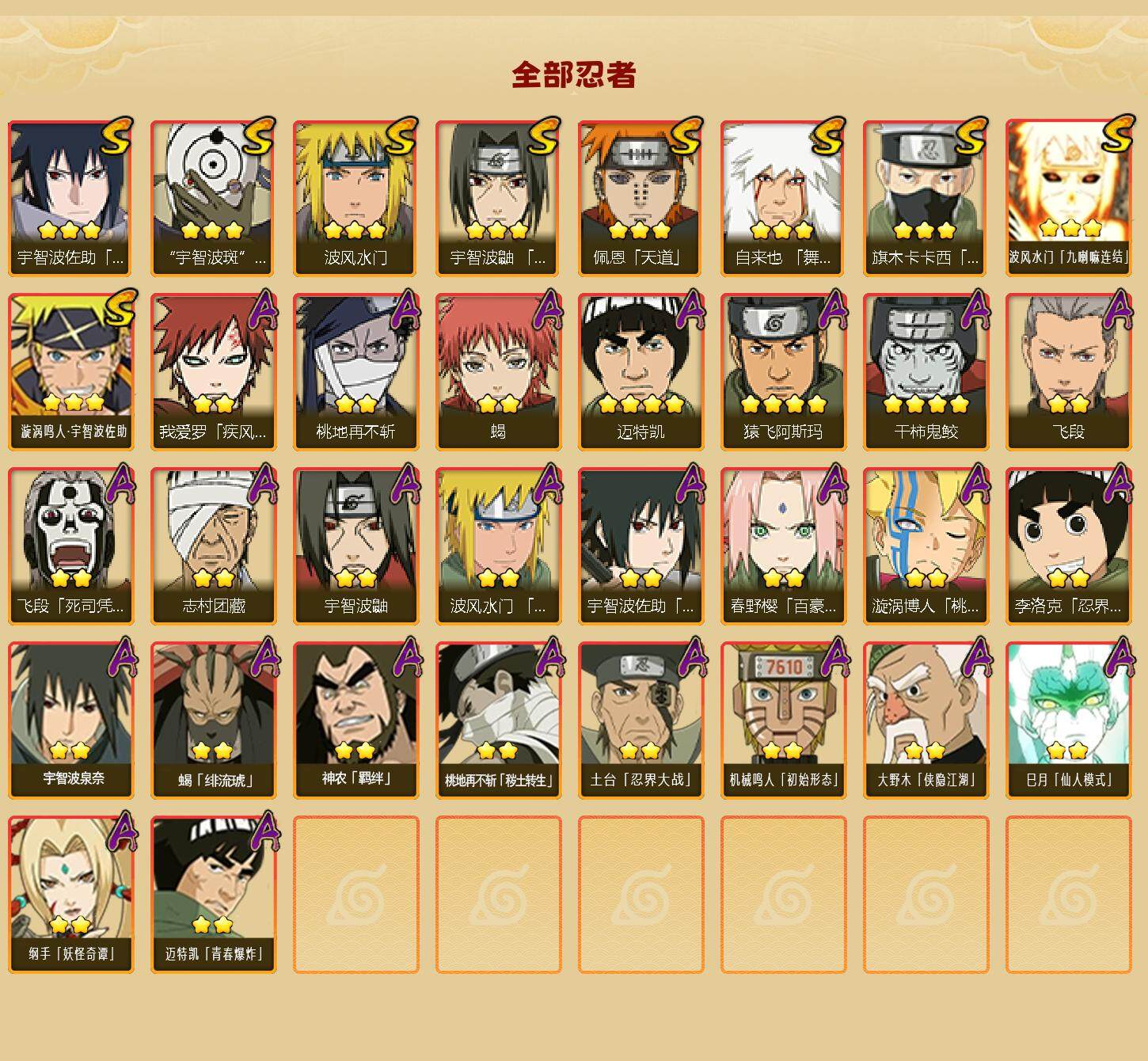 HYEY342125火影忍者账号详情图3