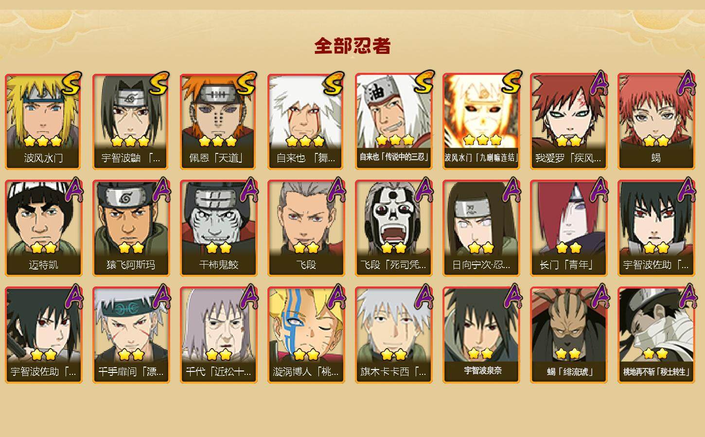 HYCMW342066火影忍者账号详情图2