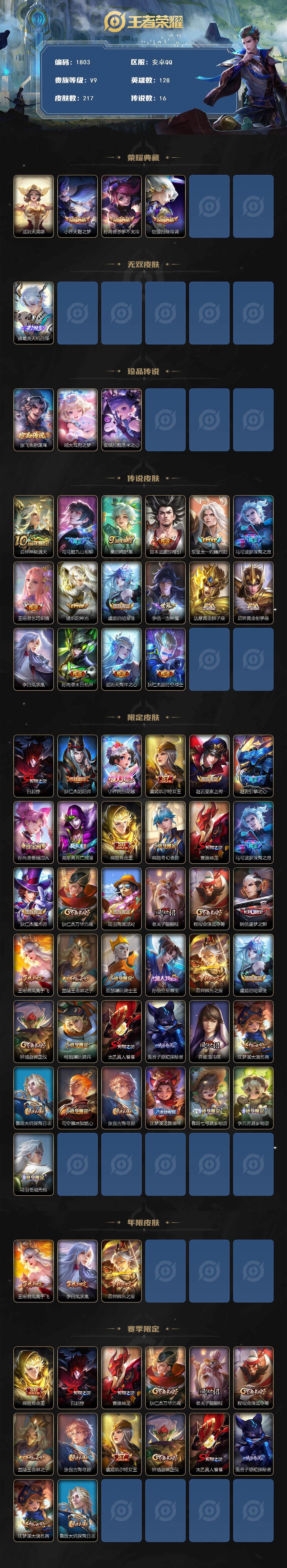 WZCMW3457210王者荣耀账号详情图3