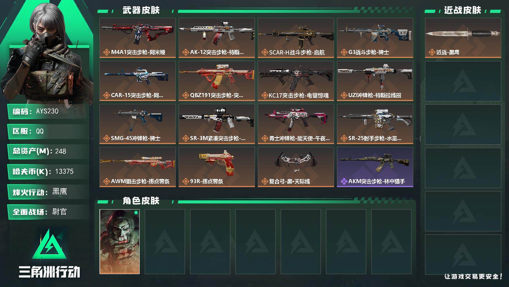 SJZCMW393895三角洲行动账号详情图2