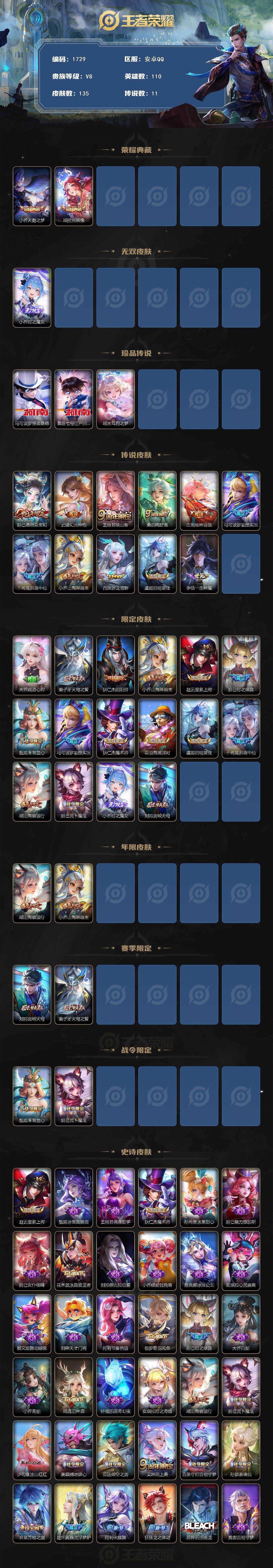 WZCMW3453052王者荣耀账号详情图2