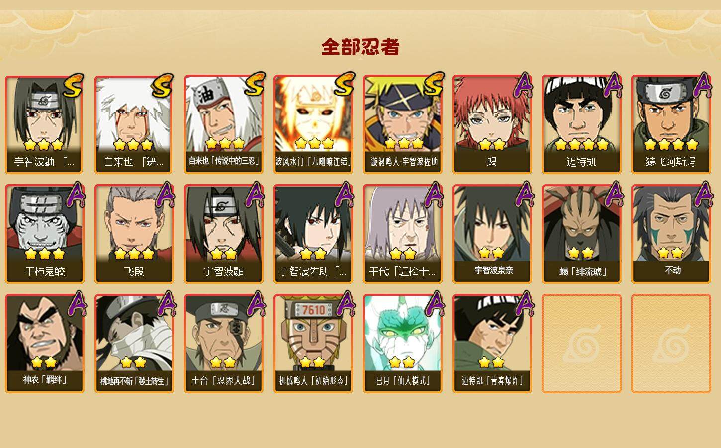 HYCMW341984火影忍者账号详情图2