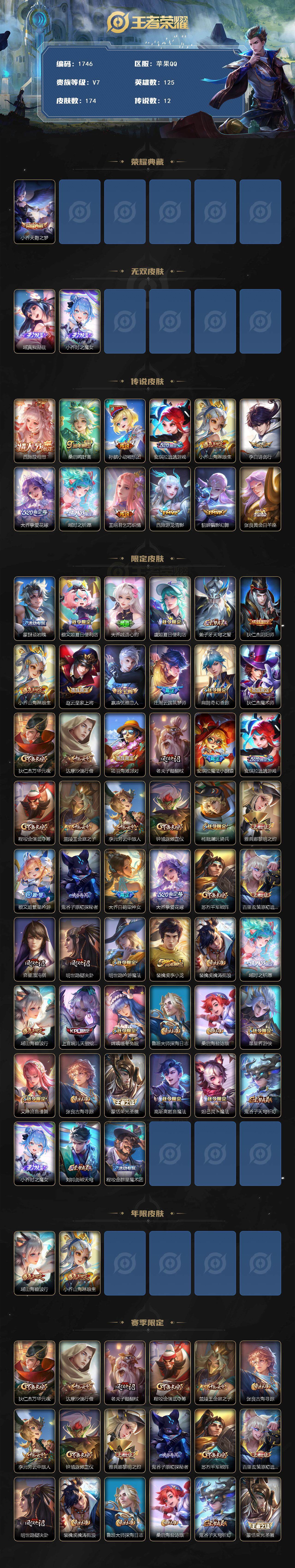 WZCMW3453129王者荣耀账号详情图3