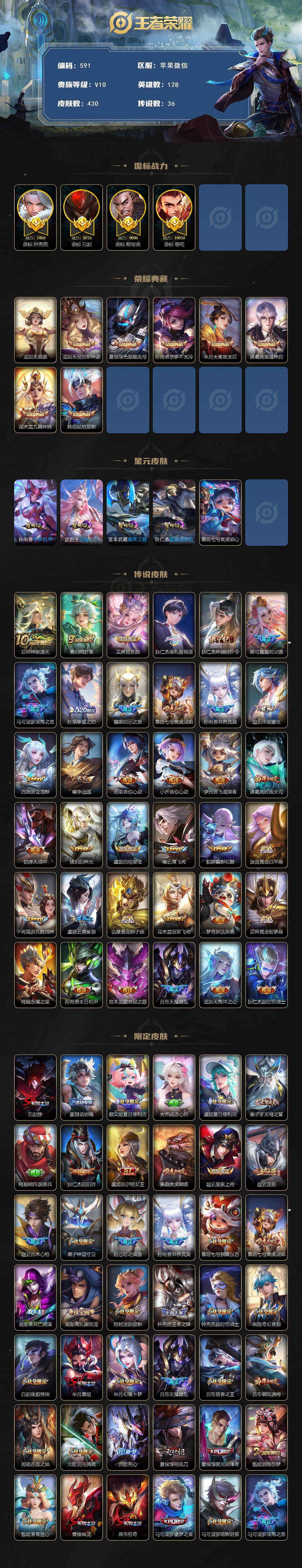 WZKG497284王者荣耀账号详情图2