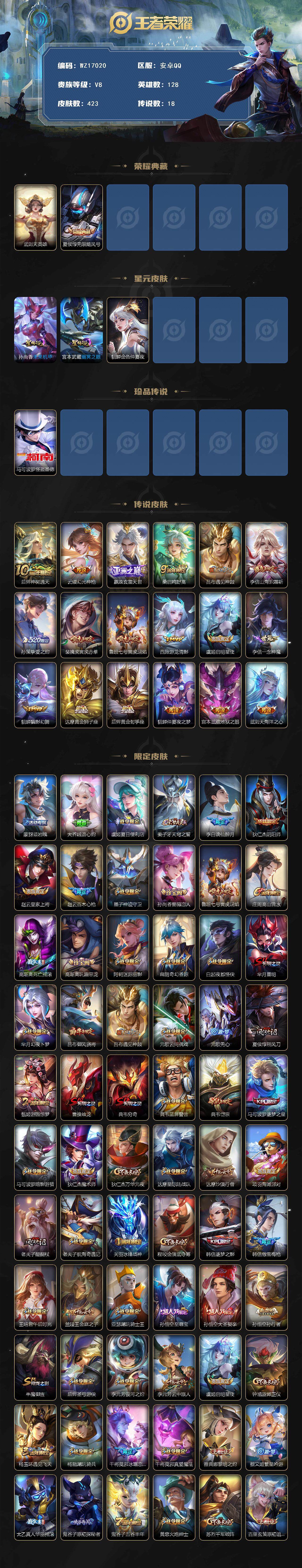 WZ033477268王者荣耀账号详情图3