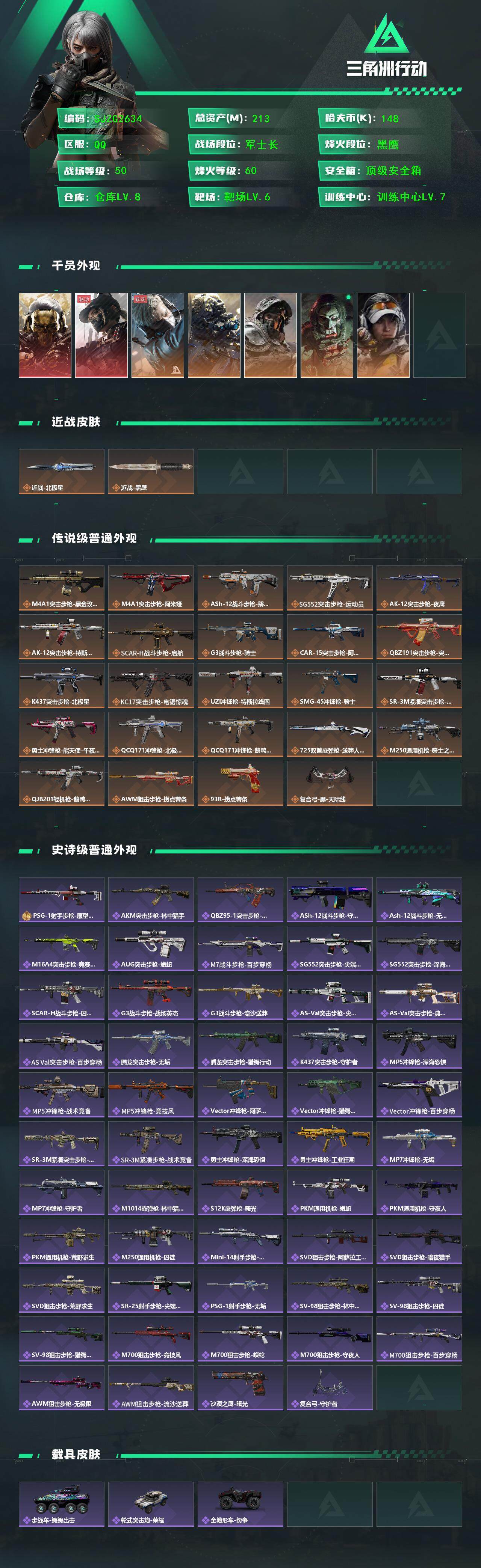 SJZEY395214三角洲行动账号详情图2