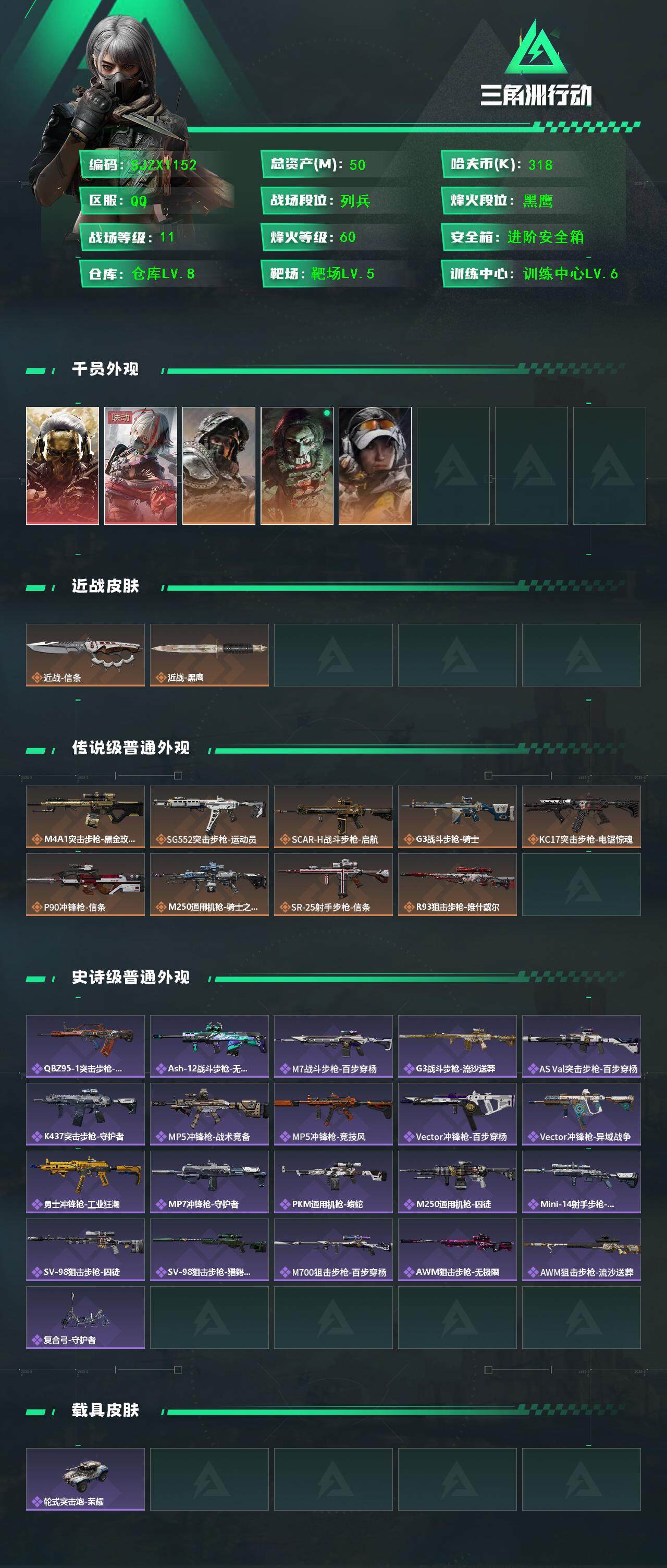 SJZEY397276三角洲行动账号详情图3