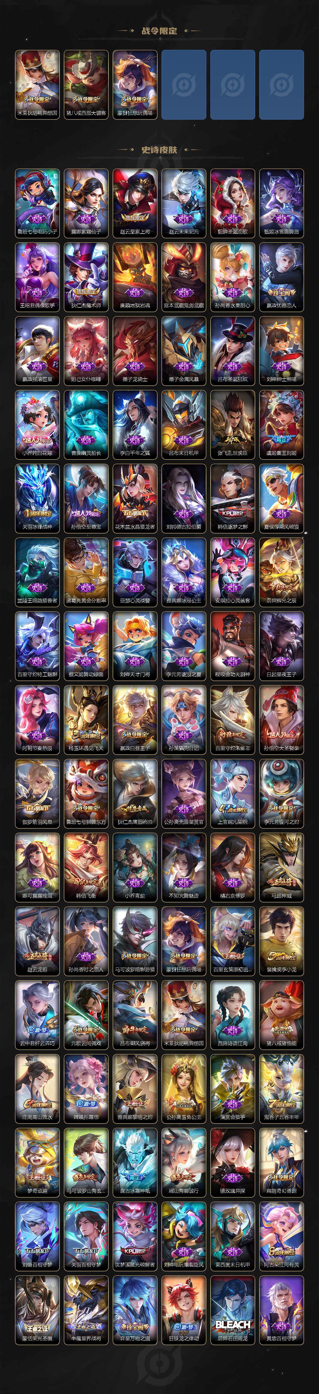 WZ03410399王者荣耀账号详情图4 WZ03410399王者荣耀账号详情图4