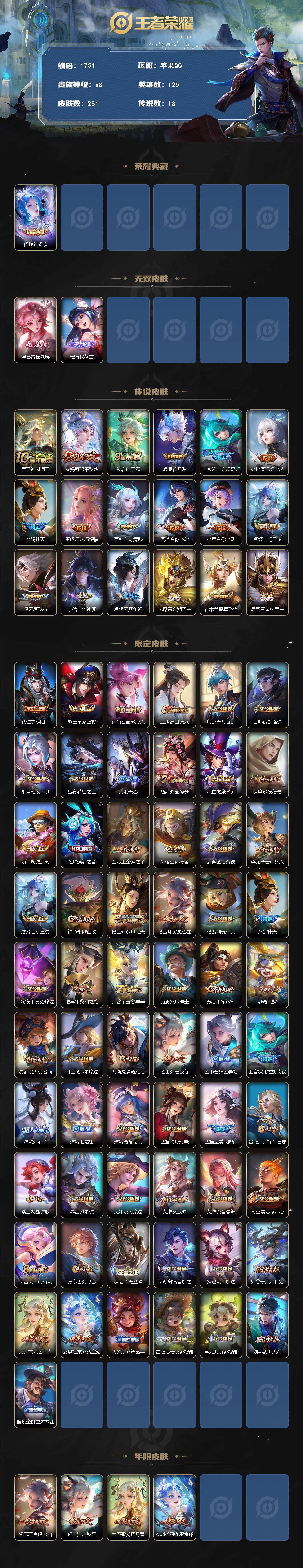 WZCMW3456421王者荣耀账号详情图2