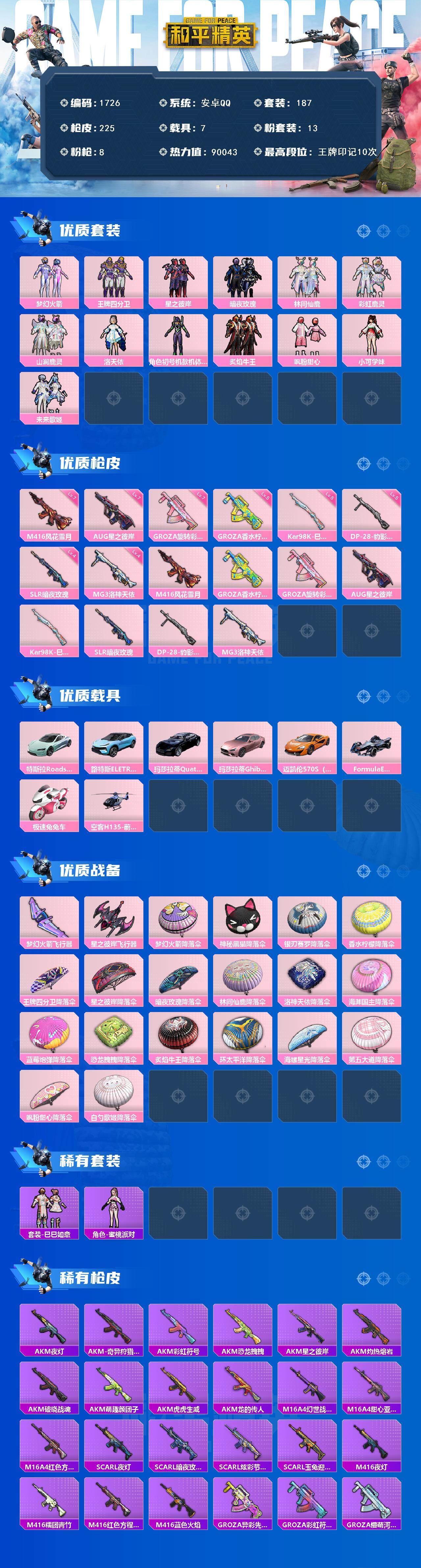 HPCMW3443435和平精英账号详情图2