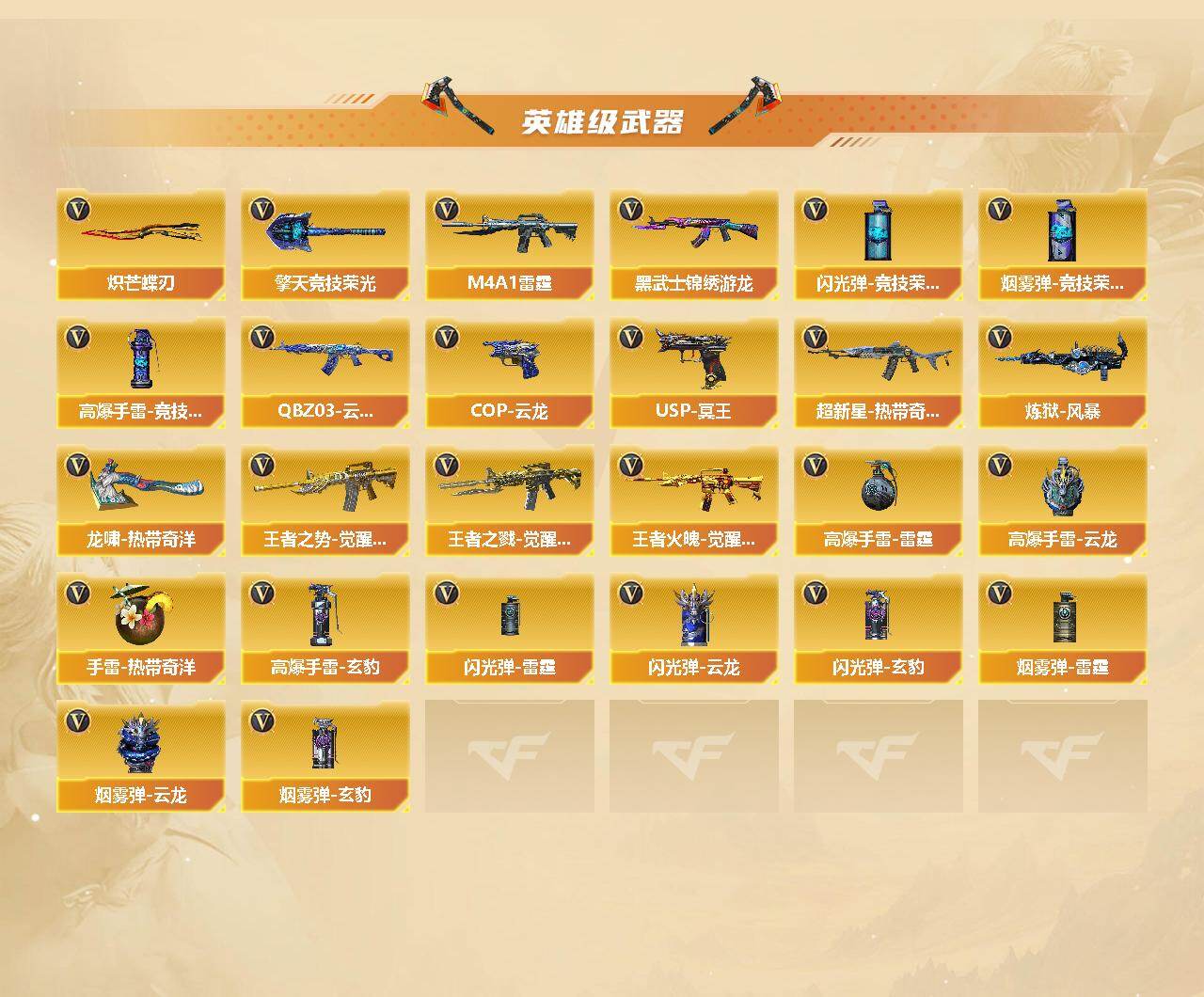 CFCMW422142穿越火线账号详情图3