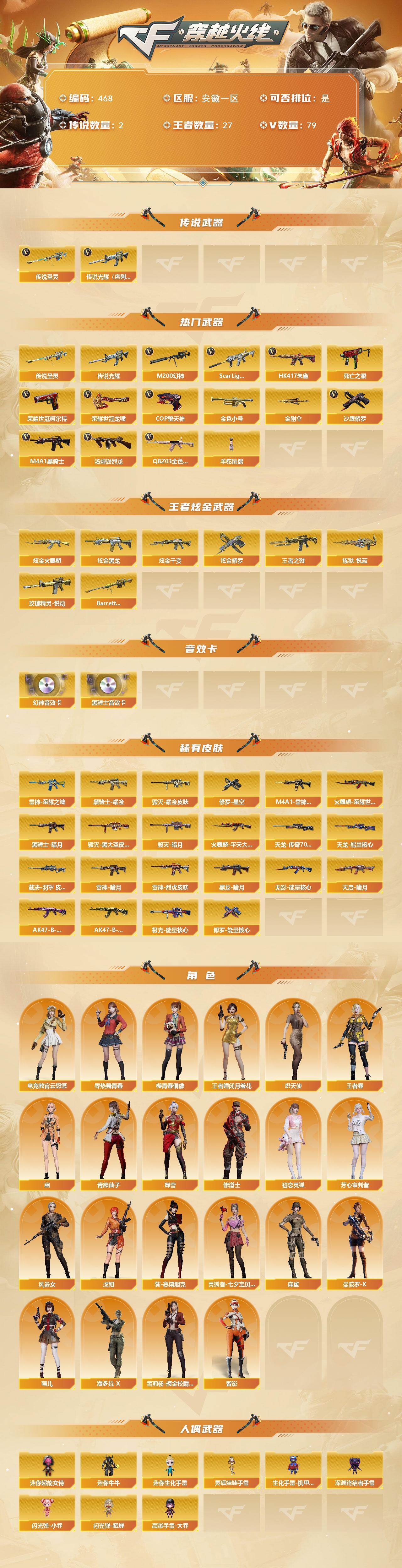 CFCMW422047穿越火线账号详情图2