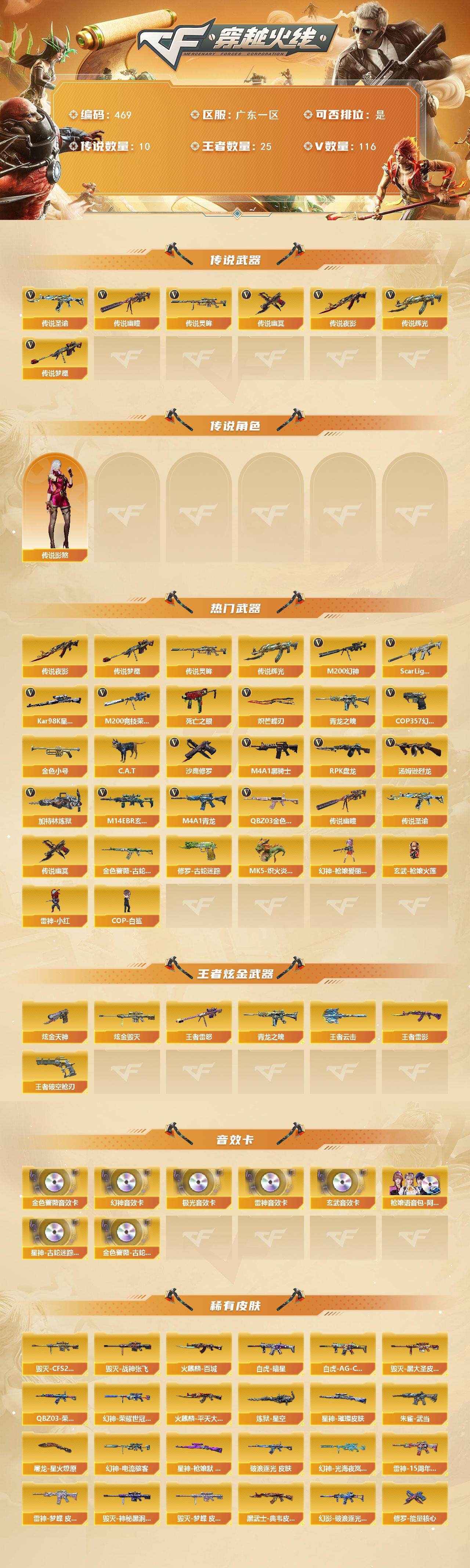 CFCMW422359穿越火线账号详情图2