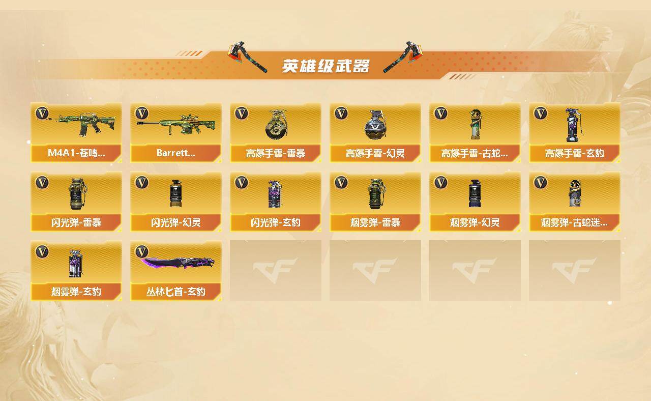 CFCMW422254穿越火线账号详情图4