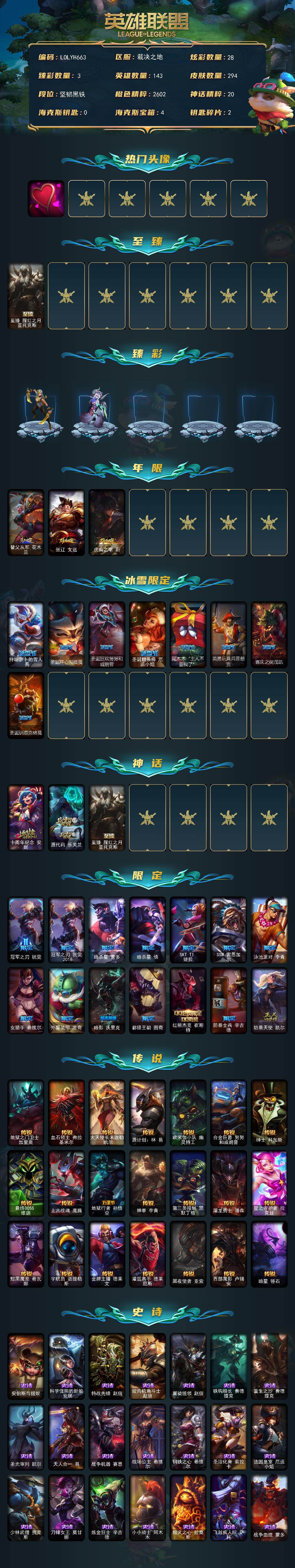 LOLEY42359英雄联盟账号详情图2 LOLEY42359英雄联盟账号详情图2