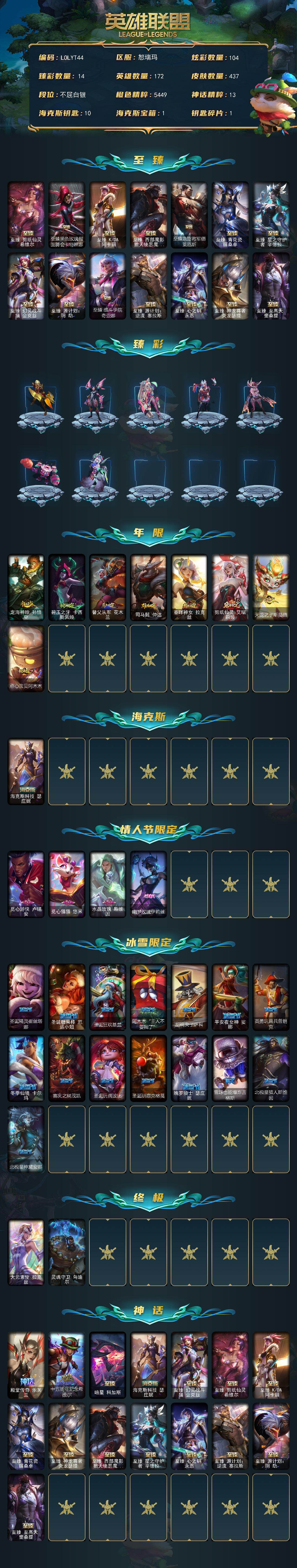 LOLQM323313英雄联盟账号详情图4