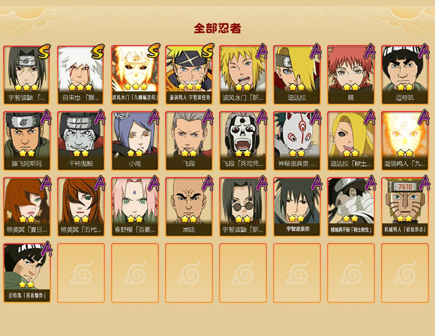 HYEY342444火影忍者账号详情图2