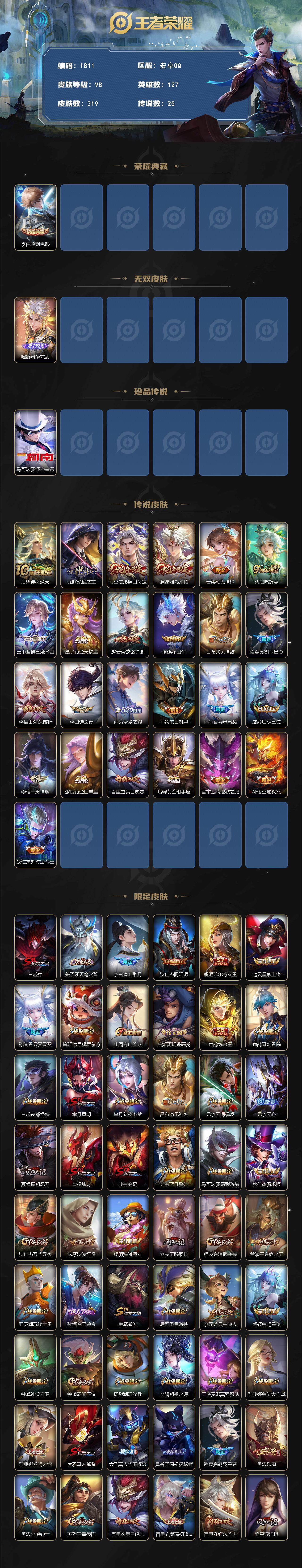 WZCMW3459828王者荣耀账号详情图2