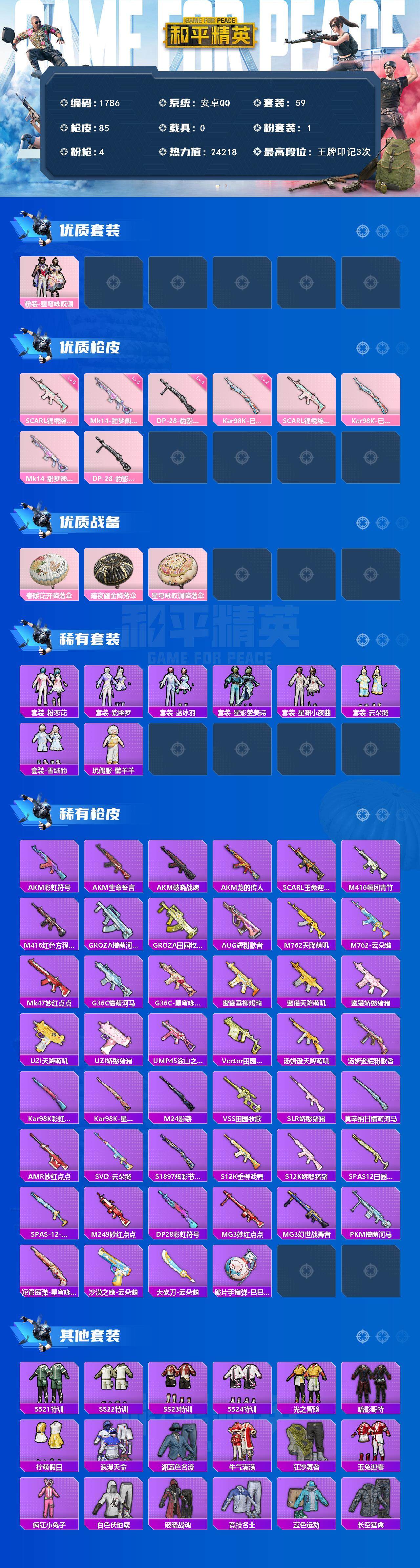 HPCMW3444821和平精英账号详情图2