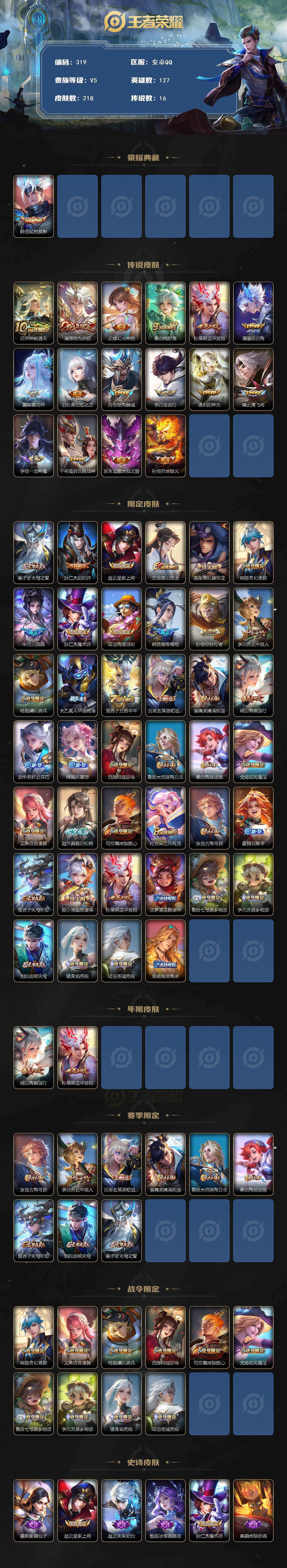 WZCMW495744王者荣耀账号详情图2