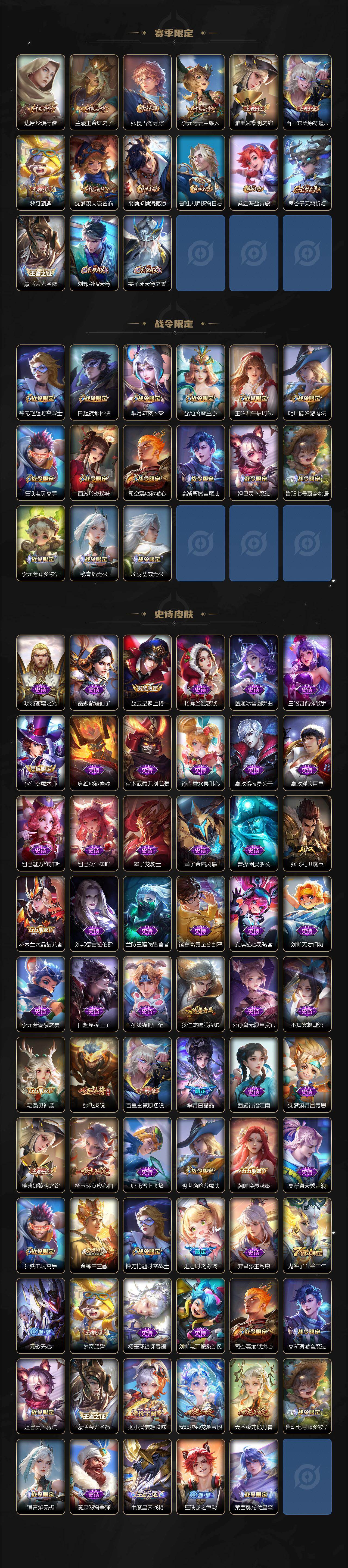 WZ03410439王者荣耀账号详情图2 WZ03410439王者荣耀账号详情图2