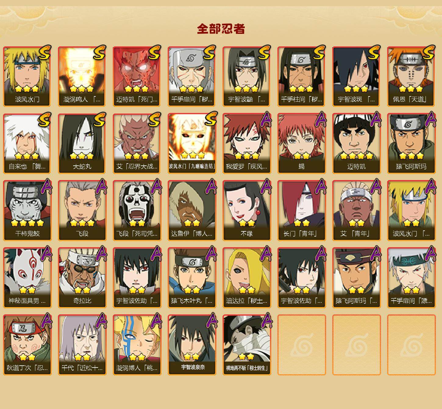 HYQM342467火影忍者账号详情图4