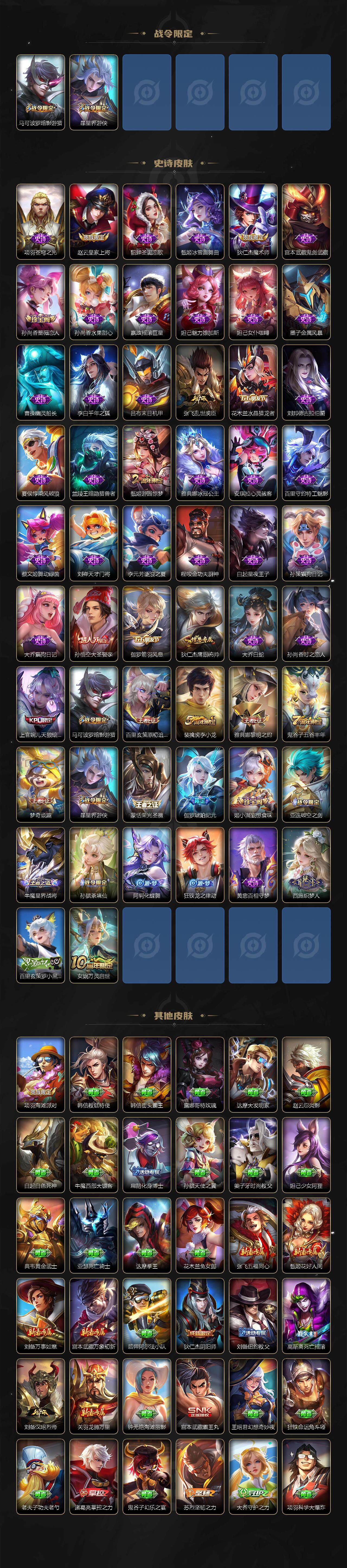 WZQM3460827王者荣耀账号详情图4