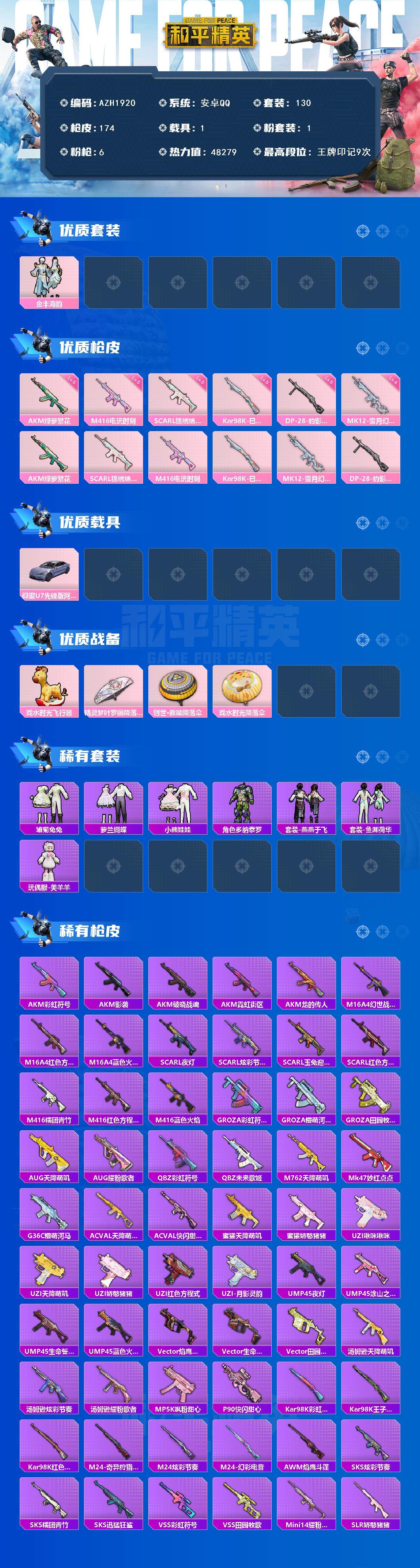 HPQM3445378和平精英账号详情图4