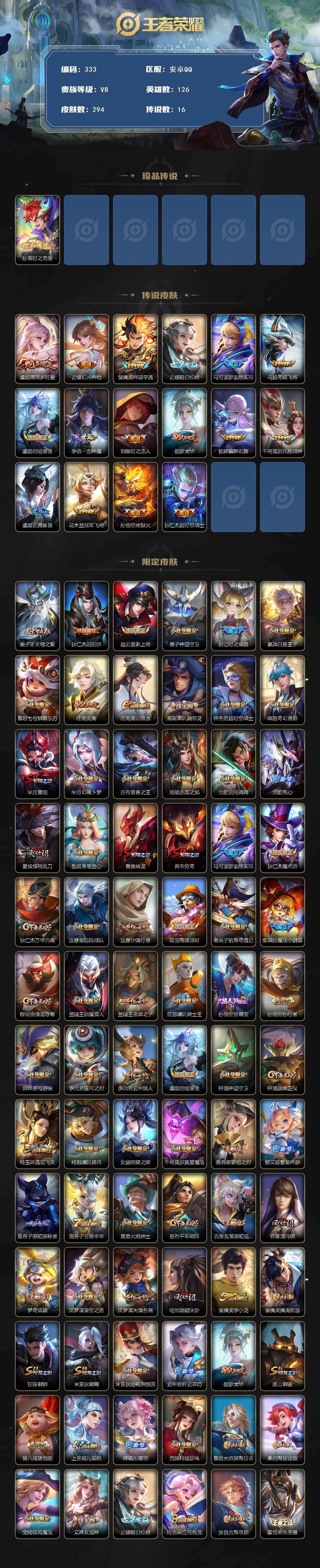 WZCMW495675王者荣耀账号详情图2