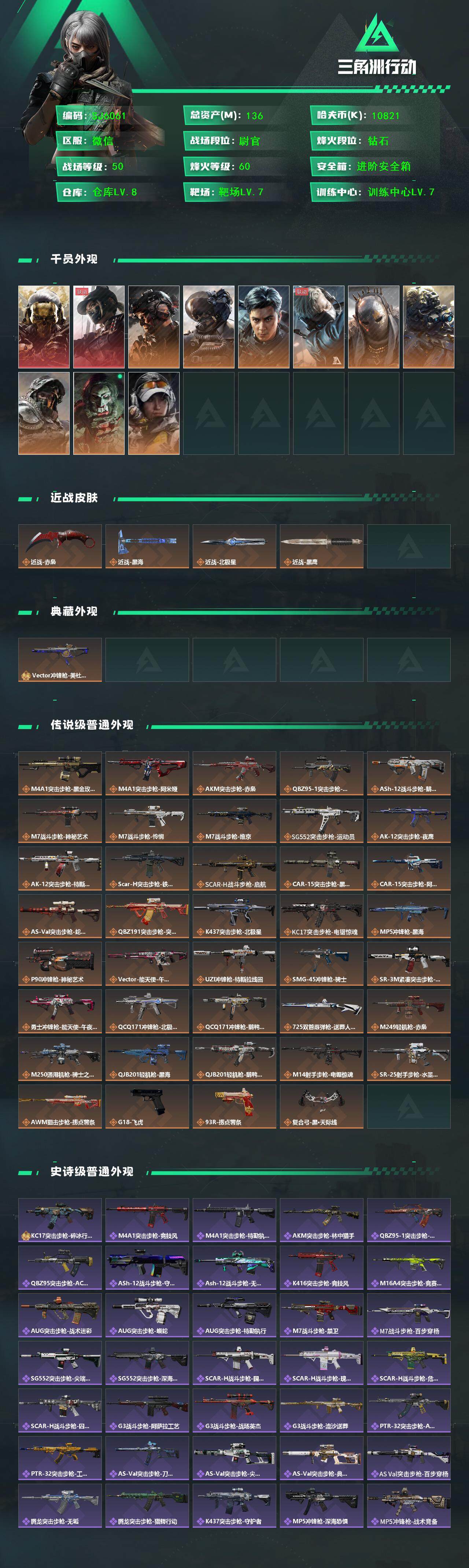 SJZEY397319三角洲行动账号详情图2