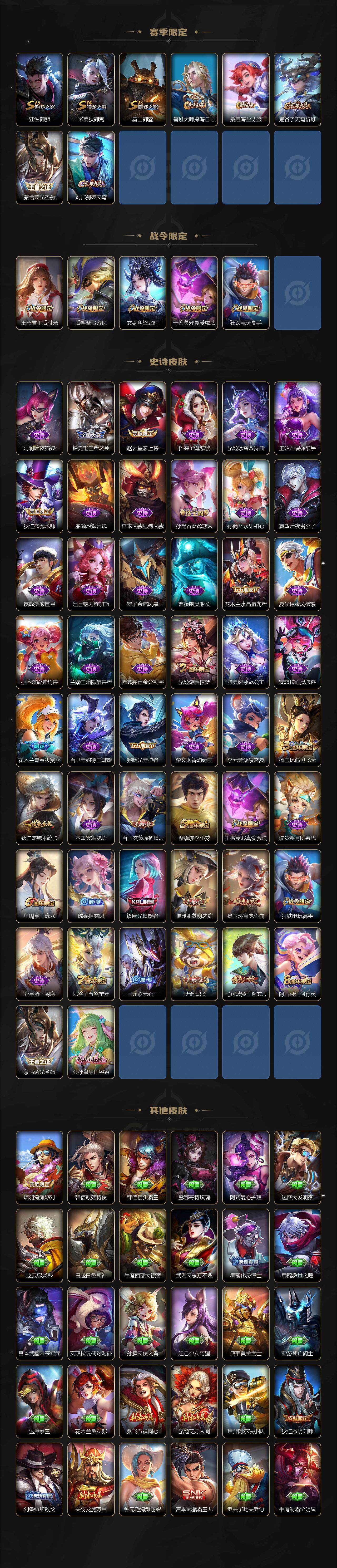 WZ03410506王者荣耀账号详情图2 WZ03410506王者荣耀账号详情图2