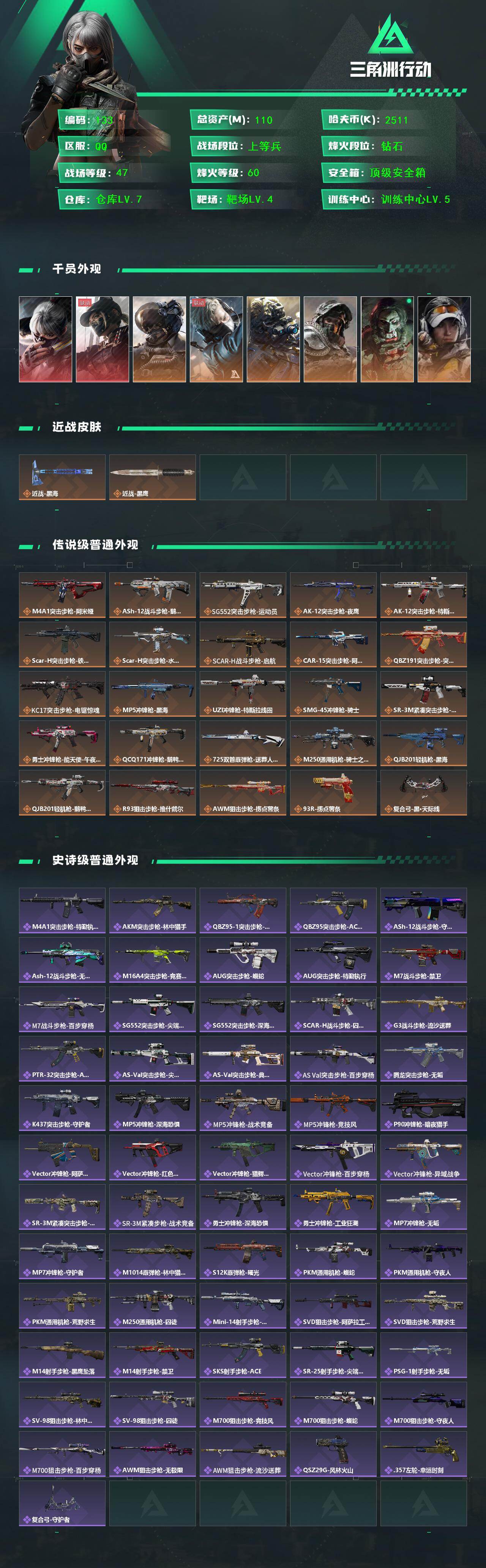 SJZCMW425982三角洲行动账号详情图2