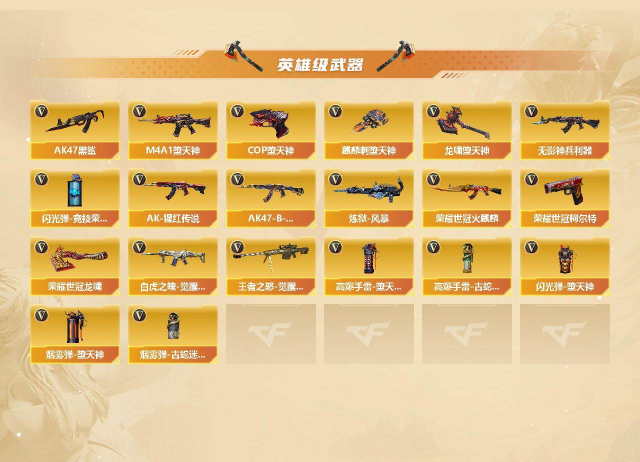 CFCMW421594穿越火线账号详情图3