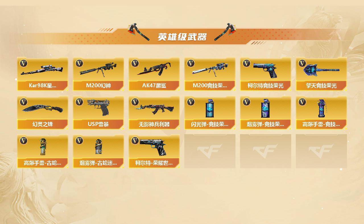 CFCMW422082穿越火线账号详情图3