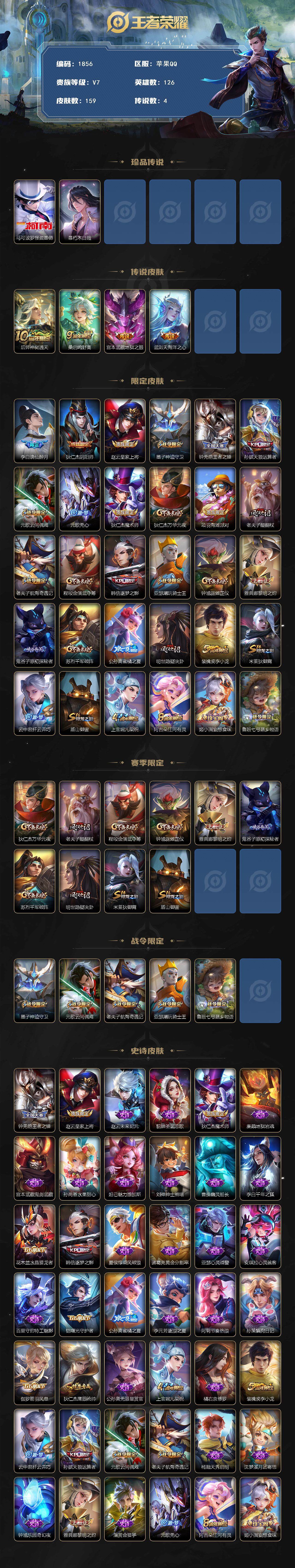 WZCMW3460919王者荣耀账号详情图3